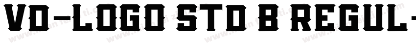 VD-LOGO Std B Regul字体转换